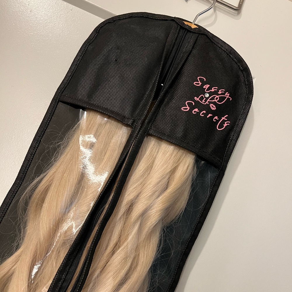 COPY - Lightest Blonde Halo Extensions